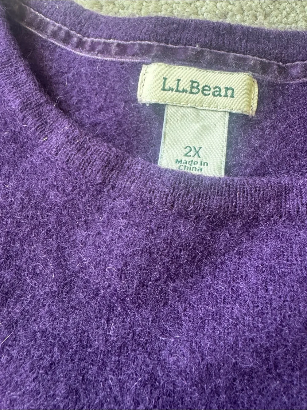 LLBean Cashmere Pullover Sweater - Picture 2 of 3